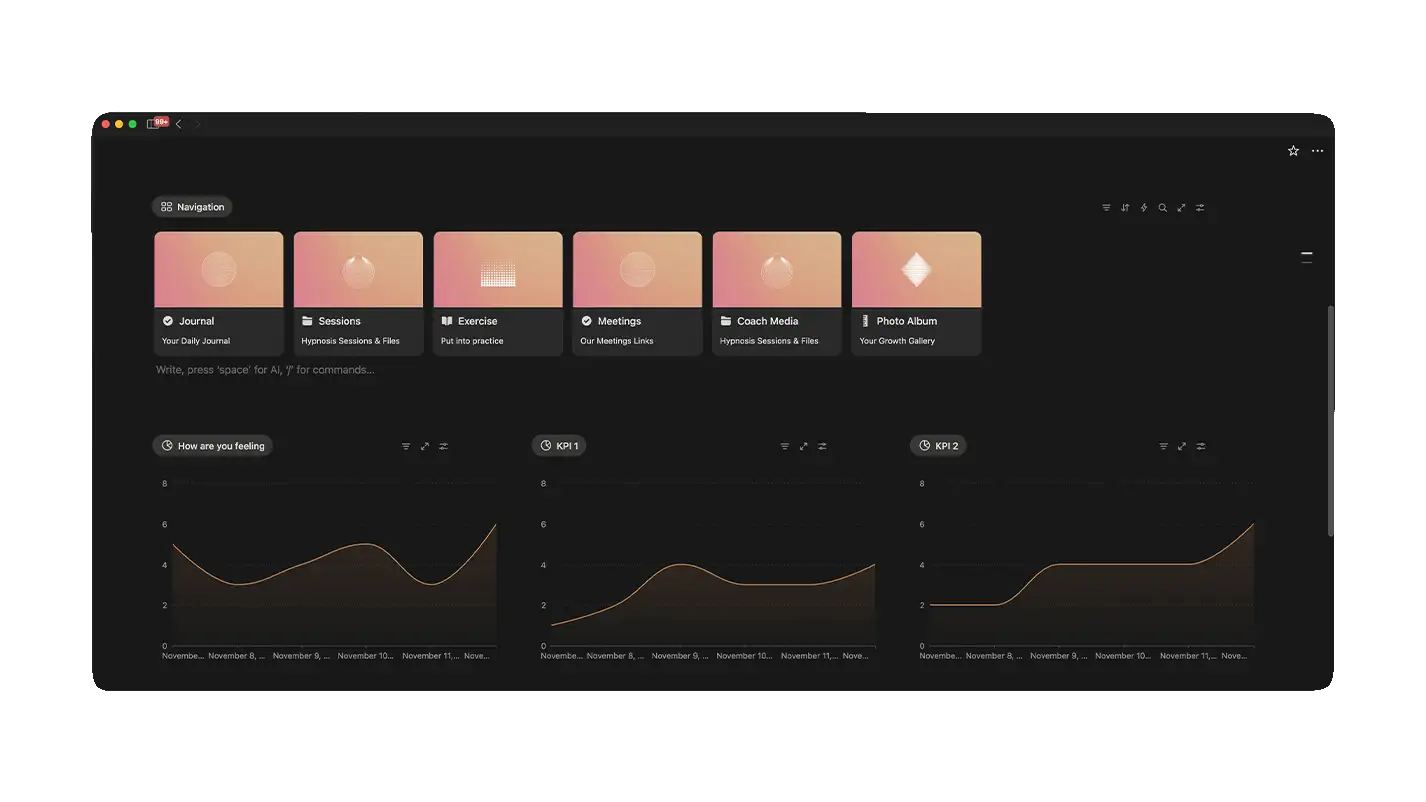 mental coaching app by trans human coaching